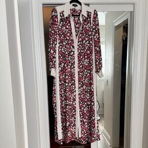 Me+Em long sleeve floral midi US4